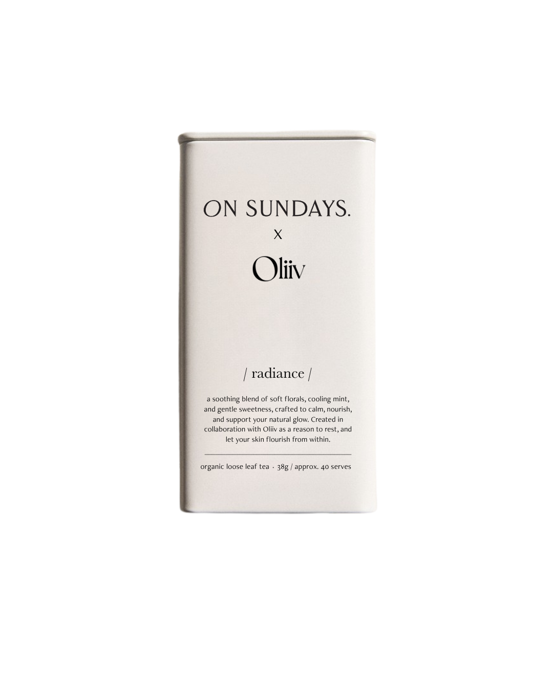 On Sundays x Oliiv - Radiance Tea (Large - 40g)